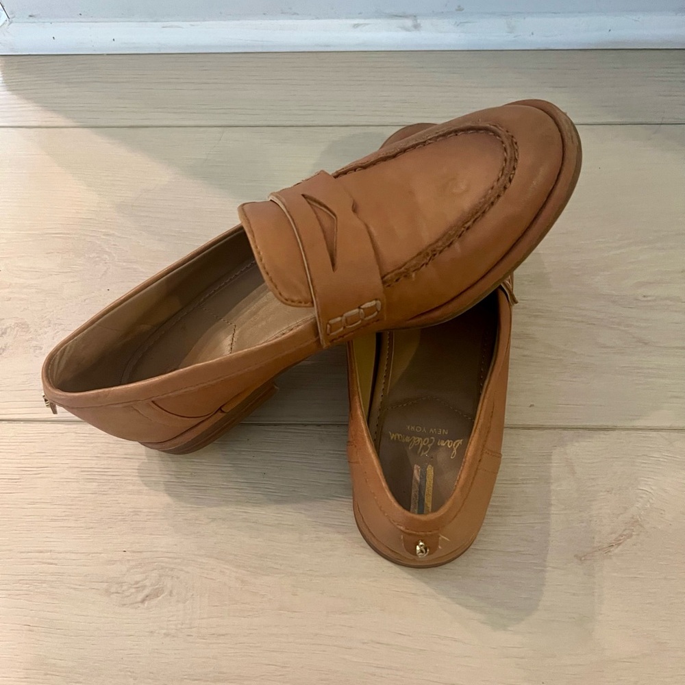 Sam Edelman Women’s Tan Leather Loafers Size 5.5